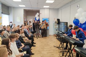 Открытие модельной библиотеки. Фото пресс-службы думы Иркутска