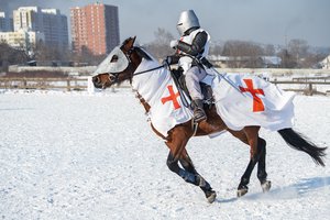 Рыцарь на красном коне