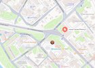 Сквер на перекрестке Степана Разина и Чкалова. Скриншот с сайта Яндекс.Карты