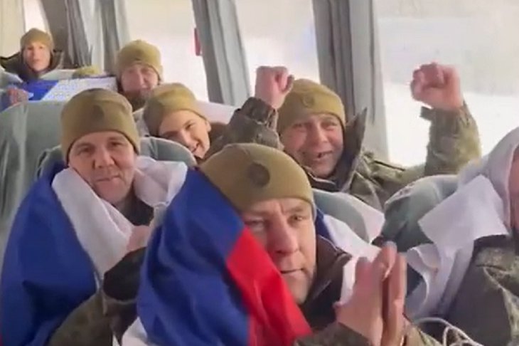 Российские военнослужащие, освобожденные из плена. Скринщот видео из телегам-канала Игоря Кобзева