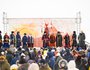 22 февраля на Якоби пришедших ждала концертно-театрализованная программа от Иркутского городского театра народной драмы.