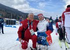 Президент Паралимпийского комитета России Павел Рожков поздравил Ивана Голубкова с победой. Фото Паралимпийского комитета России