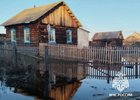 Подтопленый дом. Фото пресс-службы ГУ МЧС России по Иркутской области