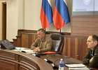 Заседание КЧС. Фото пресс-службы правительства Иркутской области