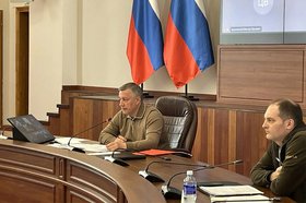 Заседание КЧС. Фото пресс-службы правительства Иркутской области