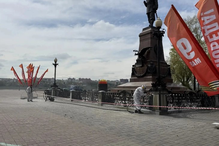 Ремонт. Фото пресс-службы администрации Иркутска