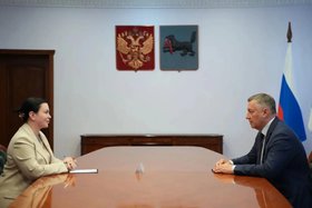 Мария Василькова и Игорь Кобзев. Фото предоставлено пресс-службой правительства региона