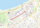 Место ограничения движения. Схема сделана в Яндекс. Конструктор карт