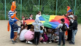 Игровая программа для детей на острове Конный