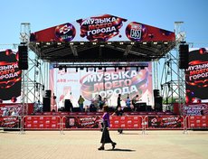 На бульваре Гагарина всё готово к фестивалю «Музыка моего города»