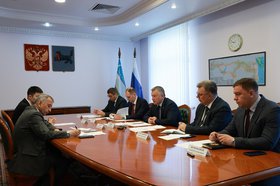Встреча. Фото пресс-службы правительства Иркутской области