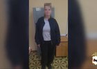 Задержанная женщина. Скриншот из видео пресс-службы ГУ МВД России по Иркутской области