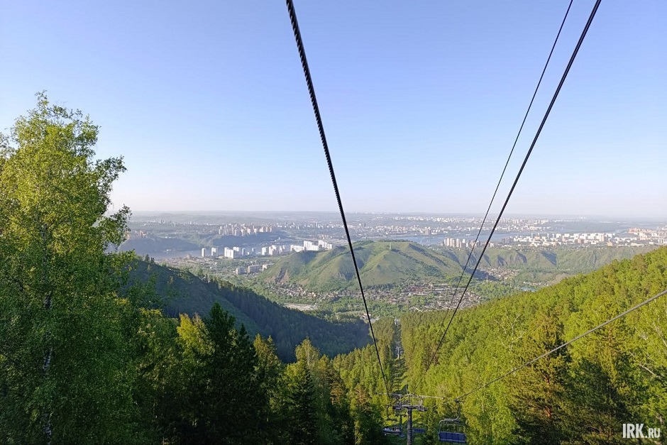 Вид на Красноярск