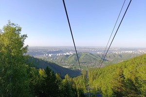 Вид на Красноярск