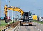 Дорожные работы. Фото пресс-службы администрации Иркутского округа