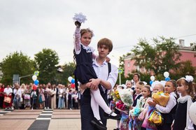 Школьники. Фото Маргариты Романовой, IRK.ru