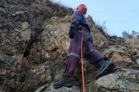 Скалолазка. Фото пресс-службы ГУ МЧС России по Иркутской области