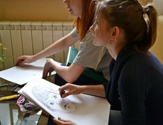 Картины мелками за 15 минут
