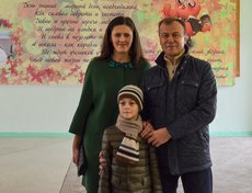 Сергей Ерощенко с семьей