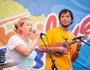 Выступает студия этнических барабанов «Jam-бей»