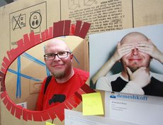 Открытие выставки «Блогnote» в Иркутске. Фото Евгения Козырева