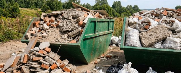 Не для кирпичей и бетона: как строительный мусор в баках мешает работе спецтехники в Иркутской области