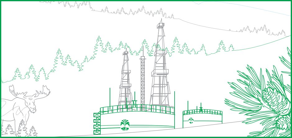 Инфографика об Иркутской нефтяной компании.