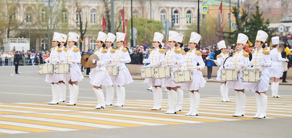 В честь 79-й годовщины Победы в Великой Отечественной войне.