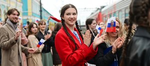 Театральный поезд прибыл в Иркутск